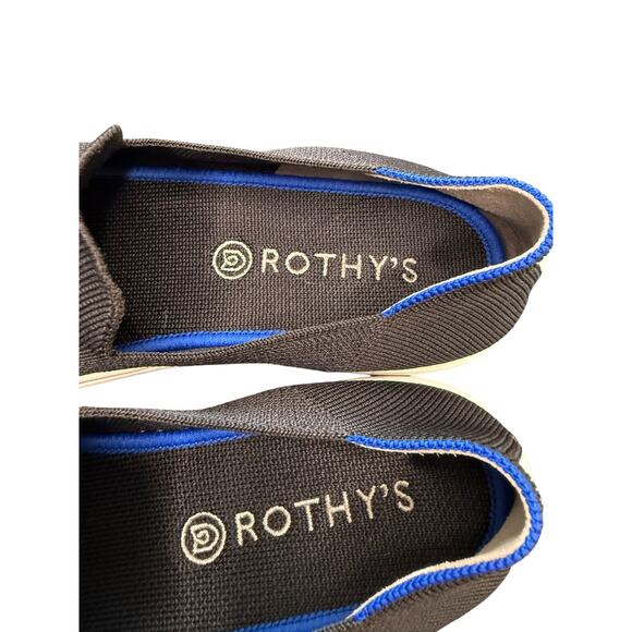 Rothy’s Black Women's Classic Basic Casual Slip On Sneaker Shoes Size 8 1/2 - Picture 6 of 9